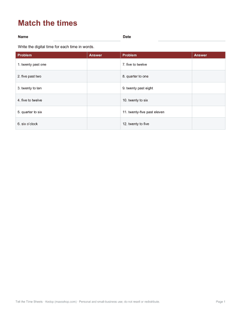 Preview of the first page of Digital matching
